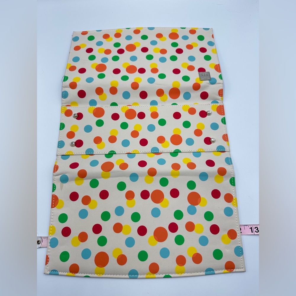 Miche Purse Classic - Cream Shell with Multicolor Polka Dots Fun Y2K | 11.5”x 6”